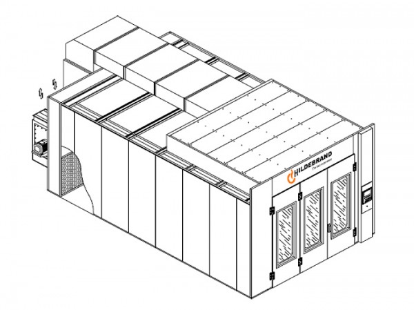 Cabina Ventilación Semivertical Modelo HP-SV7