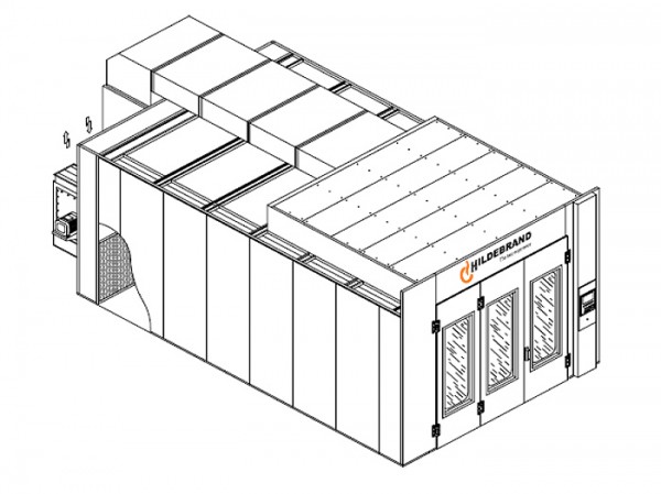 Cabina Ventilación Semivertical Modelo HPSV15